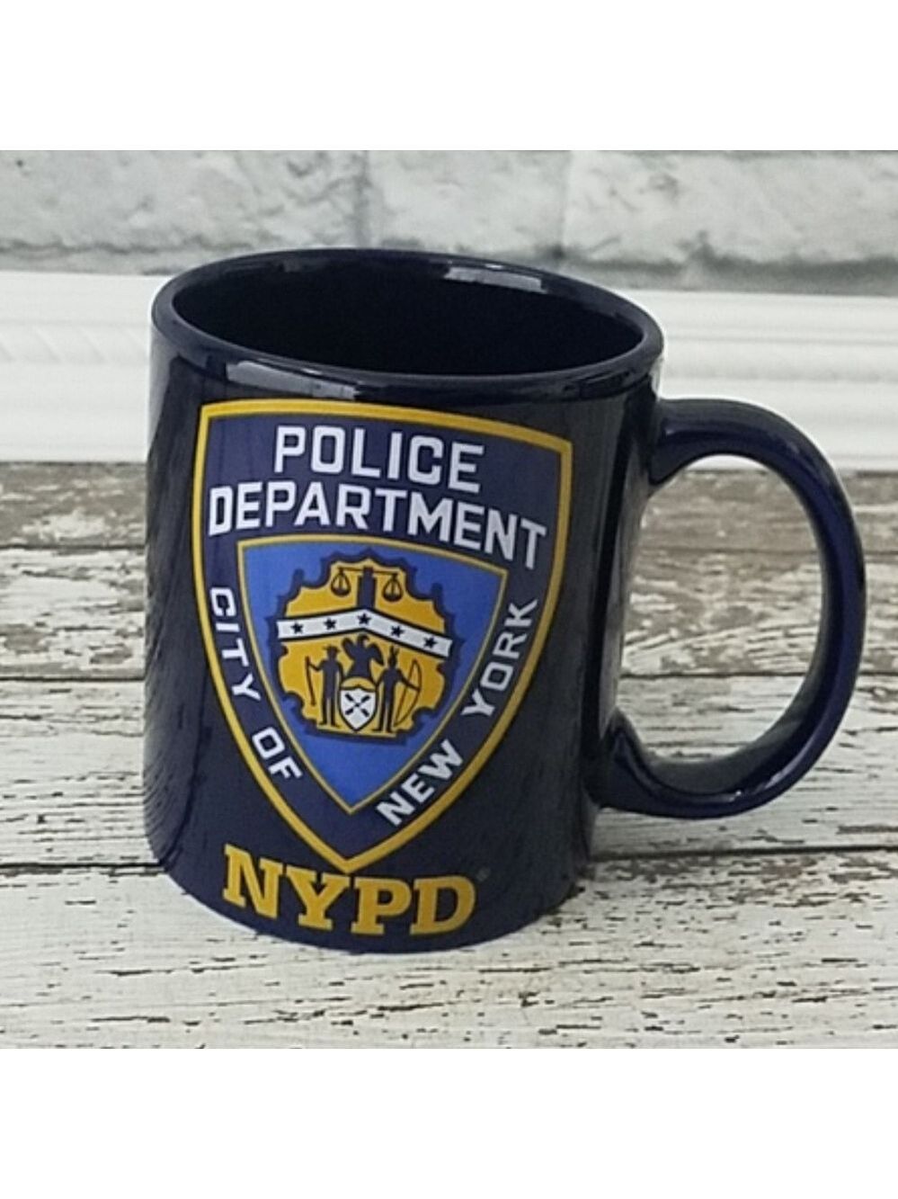 Set of 2 NYPD shield coffee mugs - Picture 2 of 8